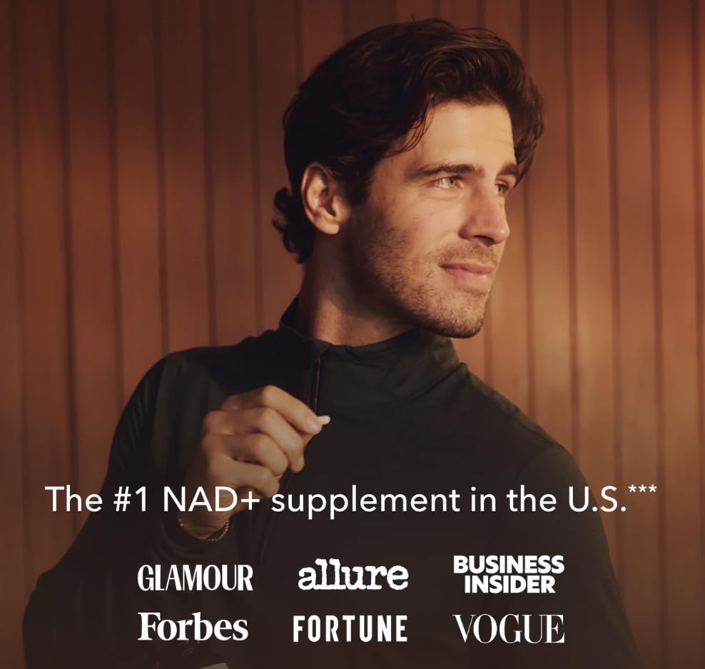 TRU NIAGEN NAD+ Supplement More Efficient Than NMN, Niacinamide, Niacin. Nicotinamide Riboside Vitamin B3 for Cellular Health Patented Formula 90ct - 300mg (3 Months / 1 Bottle)