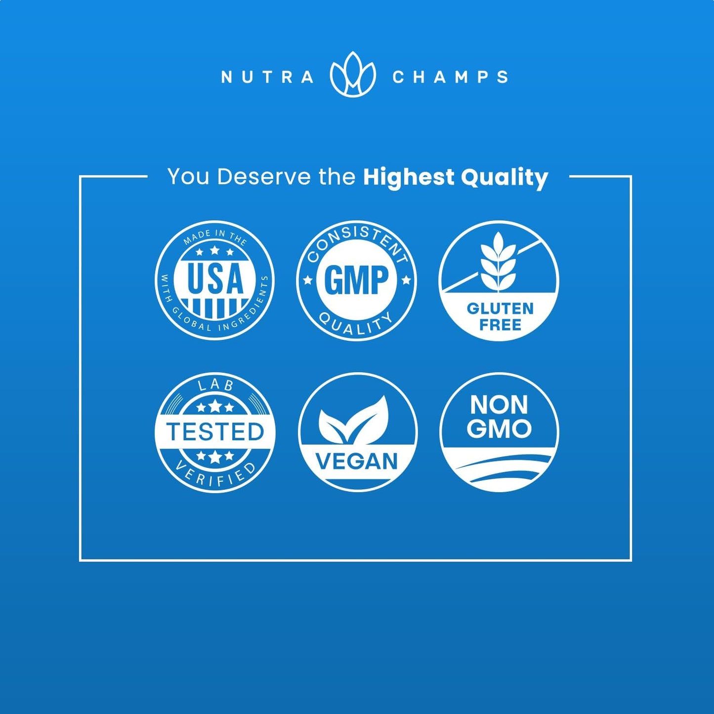 NutraChamps 5-HTP | 120 Vegan Capsules | 100mg Per Capsule | 5HTP Supplement + Co-Factors Vitamin B6 & Vitamin C | Stress Relief, Brain Health, Enhanced Mood & Sleep | Vegan & Non-GMO