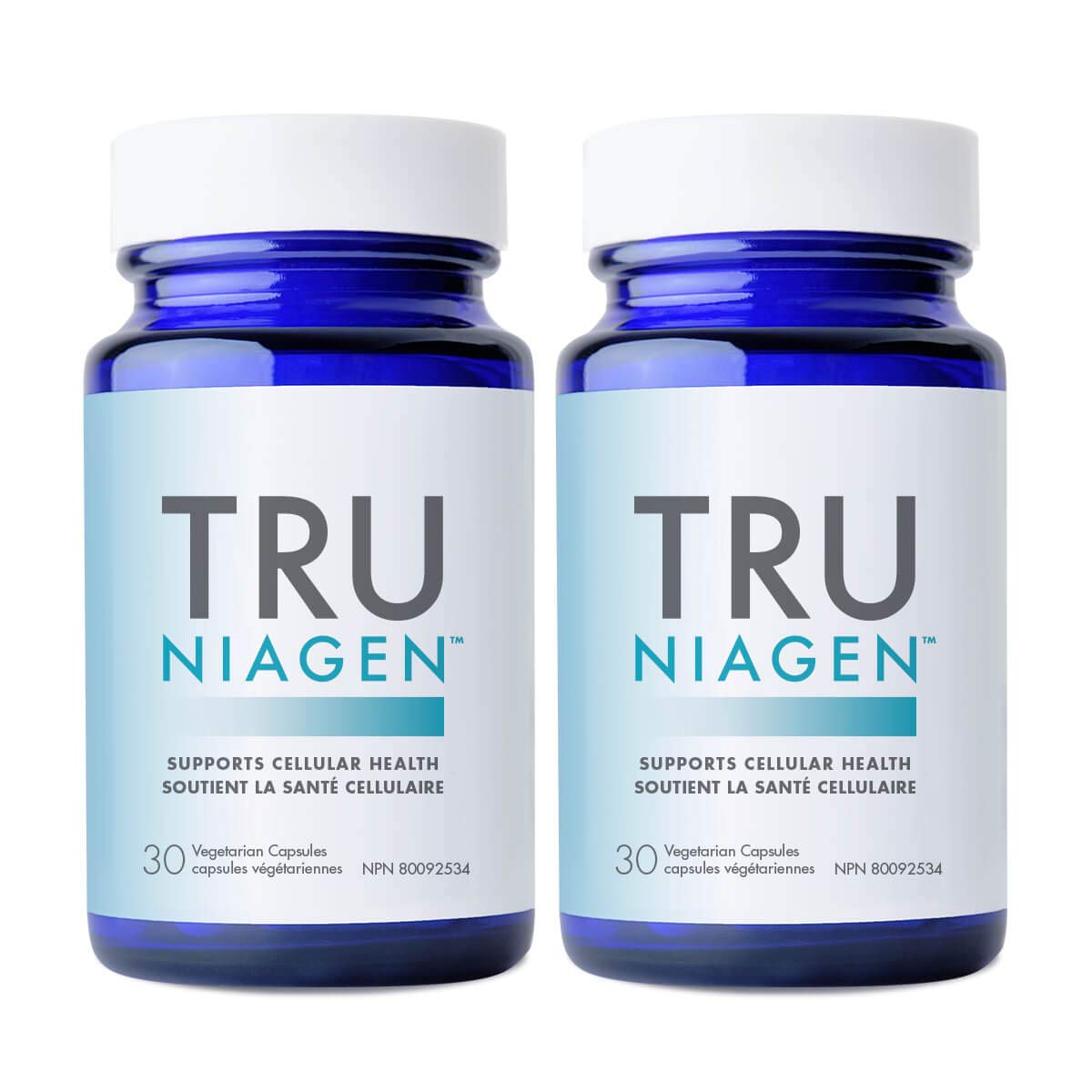 TRU NIAGEN NAD+ Supplement More Efficient Than NMN, Niacinamide, Niacin. Nicotinamide Riboside Vitamin B3 for Cellular Health Patented Formula 90ct - 300mg (3 Months / 1 Bottle)